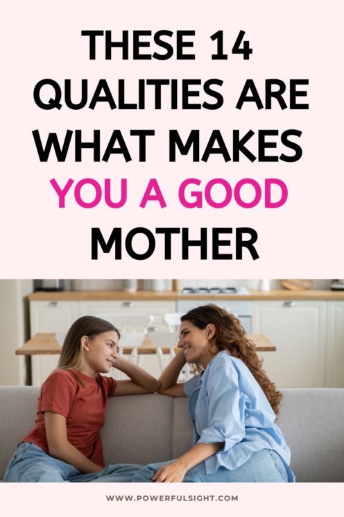 Qualities of a good mother