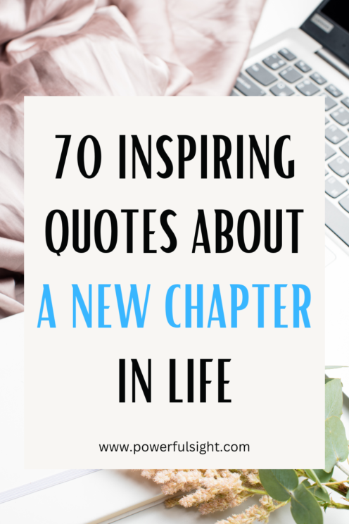 Quotes About Starting A New Chapter In Life 