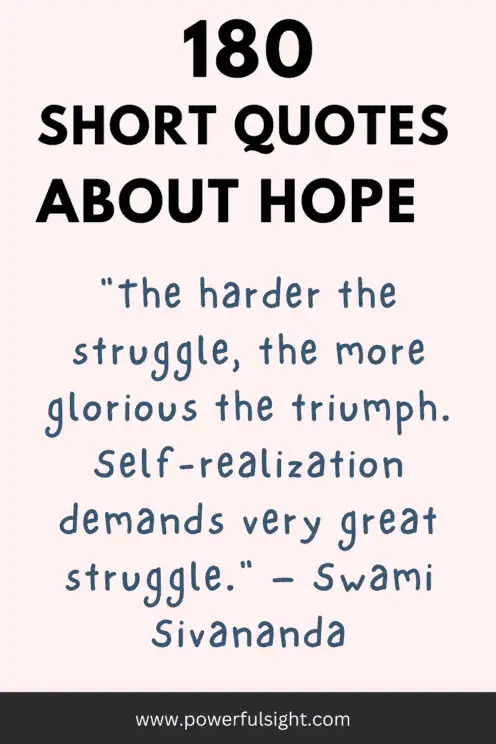 Quotes about hope in hard times 