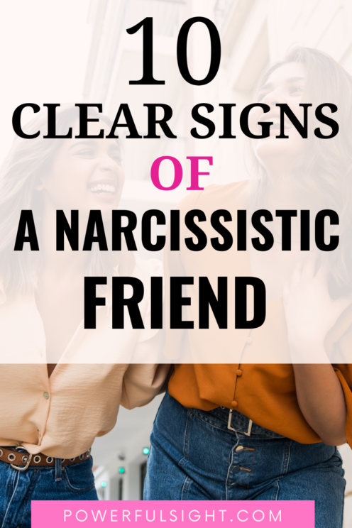 Signs of a narcissistic friend