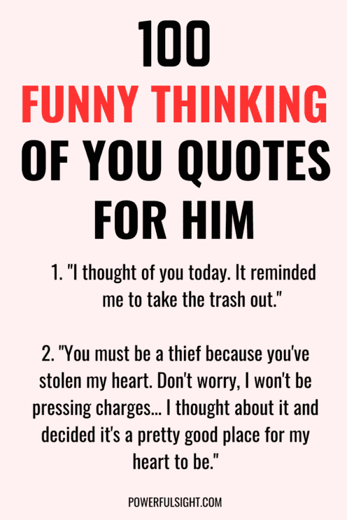 Thinking of you quotes for him