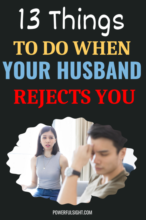 What To Do When Your Husband Rejects You