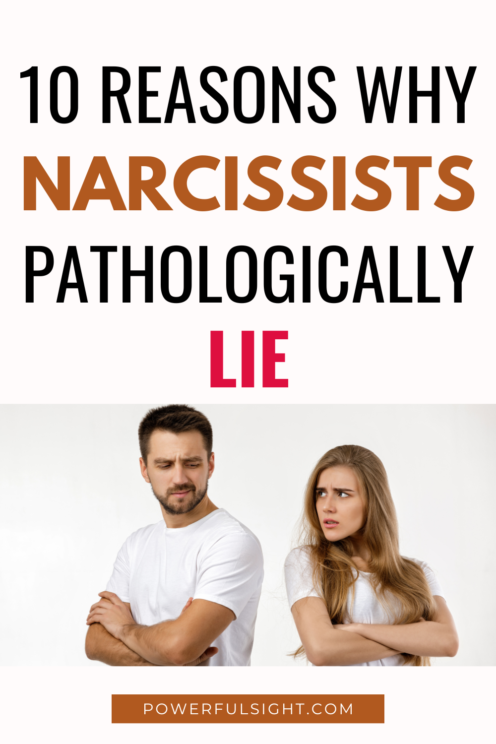 Why do Narcissists pathologically lie