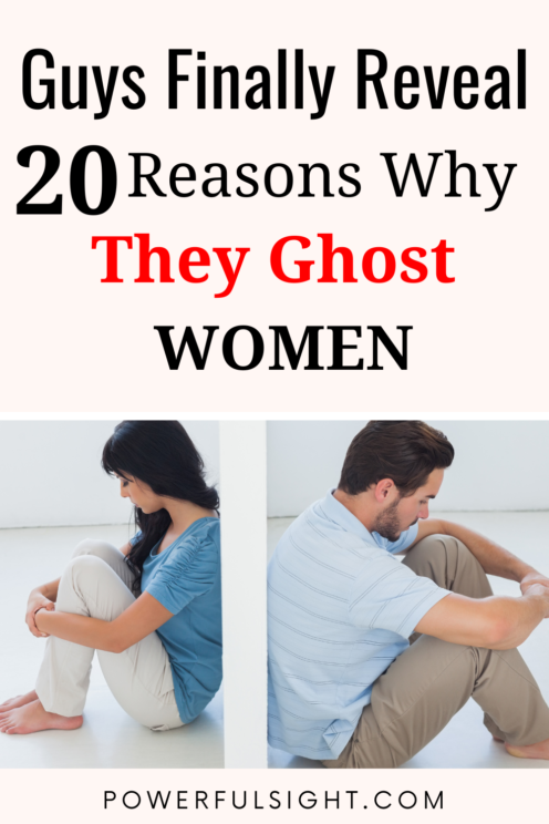 Why do guys ghost women