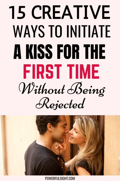 How to initiate first kiss