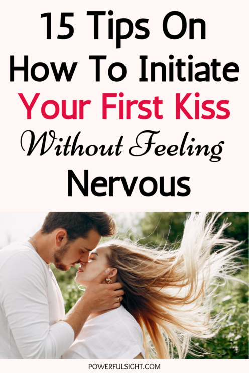 how to initiate first kiss 