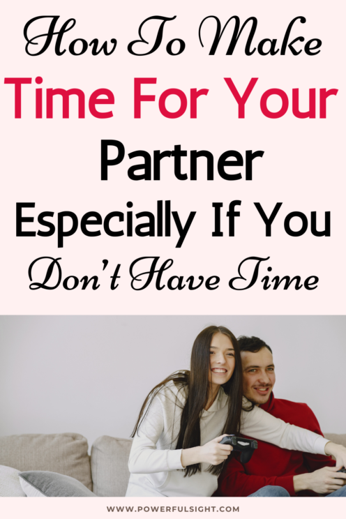 How To Make Time For Your Spouse