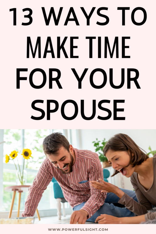 How To Make Time For Your Spouse