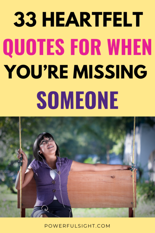 Missing someone quotes