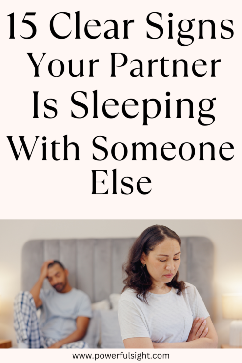 signs your partner is sleeping with someone else