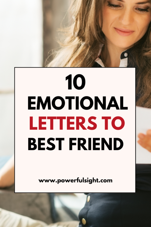 Emotional Letter to Best Friend