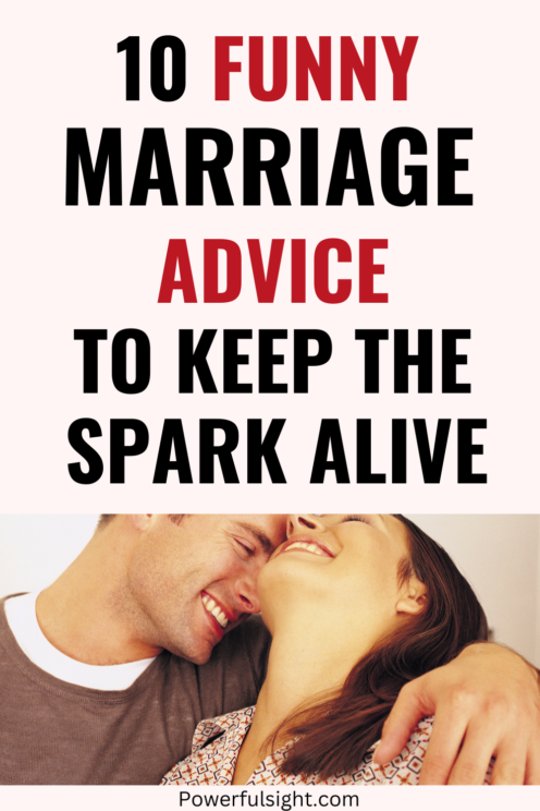 Funny marriage advice