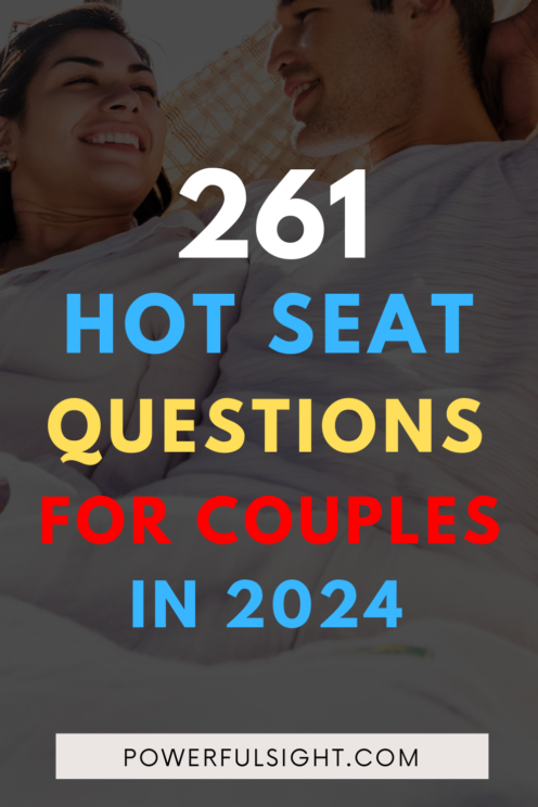 Hot seat questions for couples 