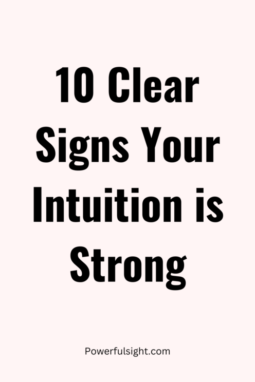 10 Signs Your Intuition Is Strong