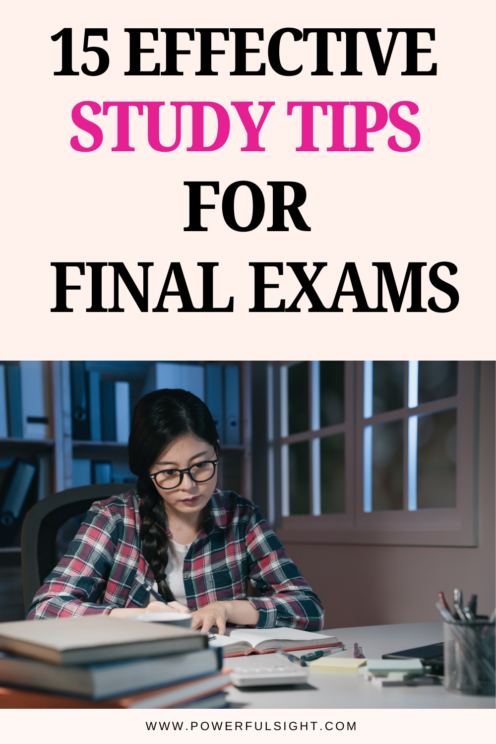  Study Tips For Final Exams