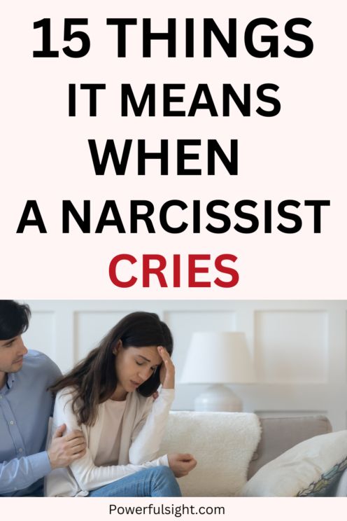 Why Do Narcissists Cry