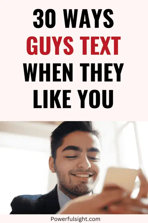 Men texting habits