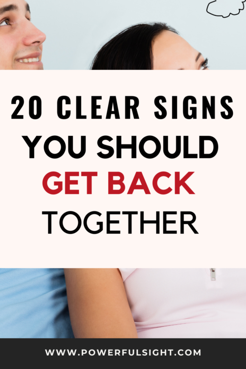 signs you should get back together