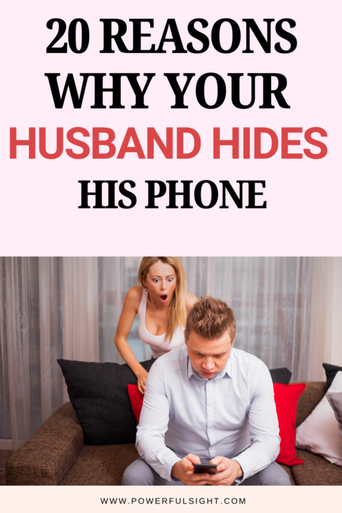 why does my husband hide his phone