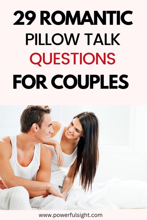 Pillow talk questions for couples