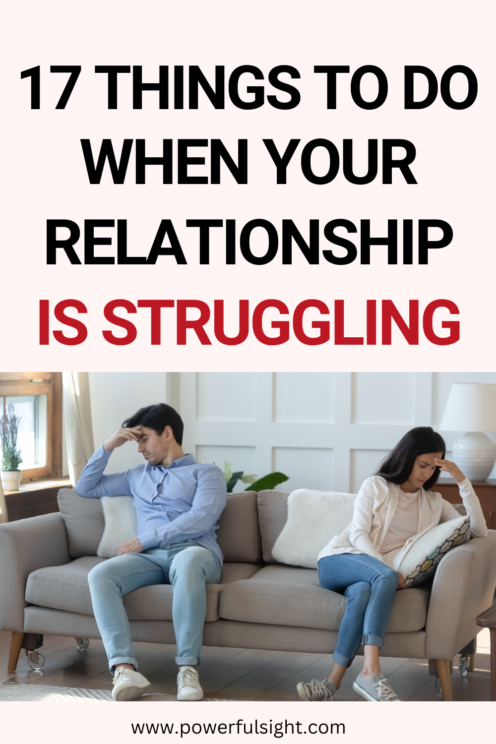 Things to do When Your Relationship is Struggling