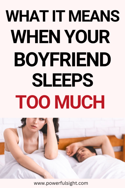 What It Means When Your Boyfriend Sleeps Too Much