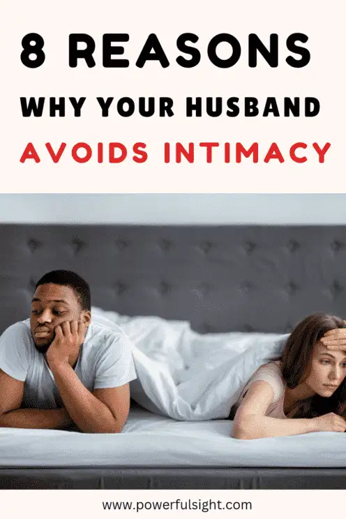 What does it mean when your husband doesn't want to be intimate 