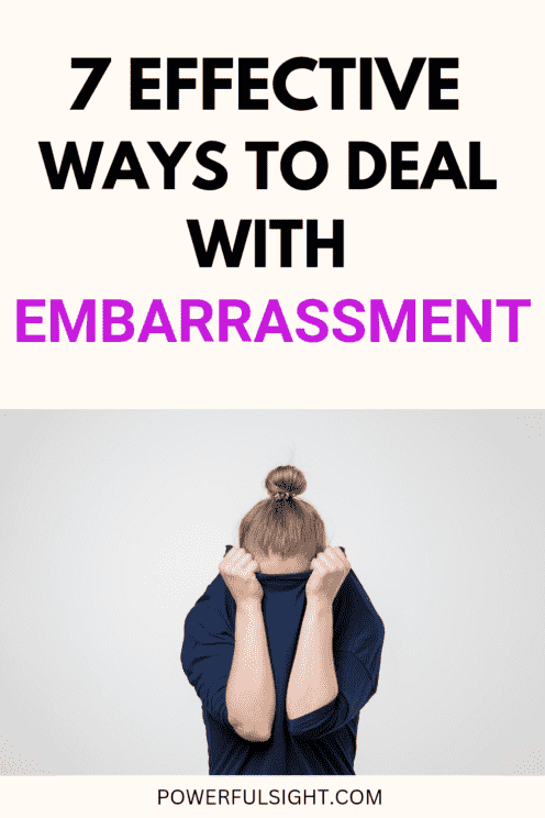 How To Deal With Embarrassment