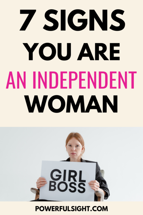 7 Signs You Are An Independent Woman