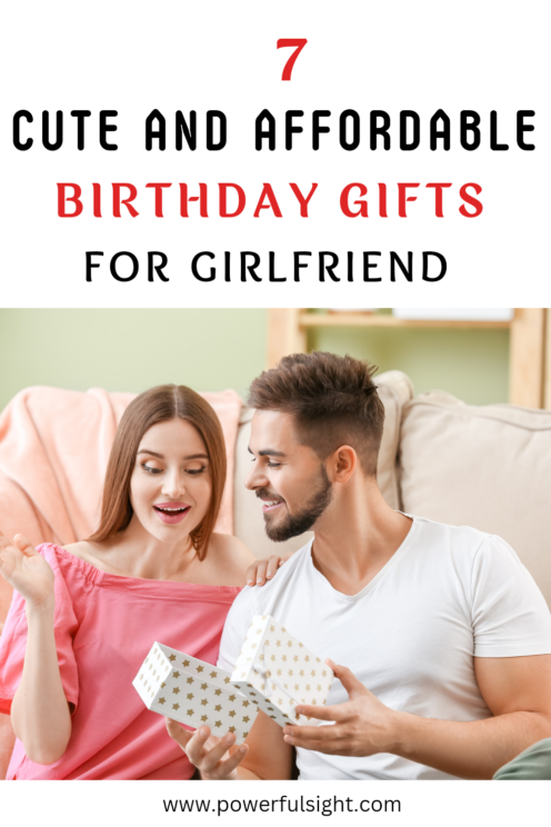 Affordable birthday gift for girlfriend 