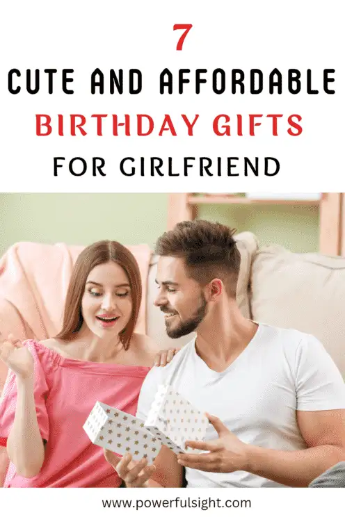 Affordable birthday gift for girlfriend 