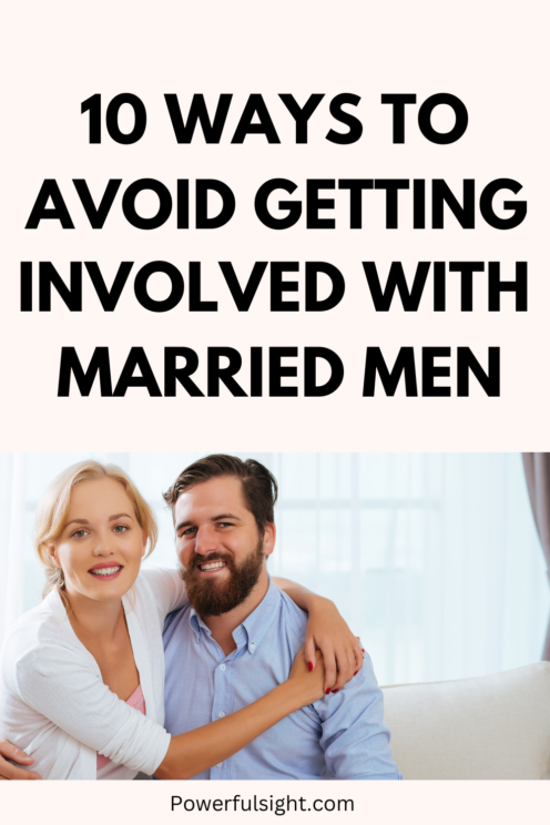 How to avoid married men