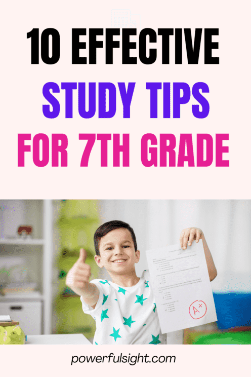 Study tips for 7th grade