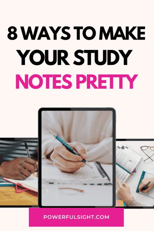 How to make your study notes pretty