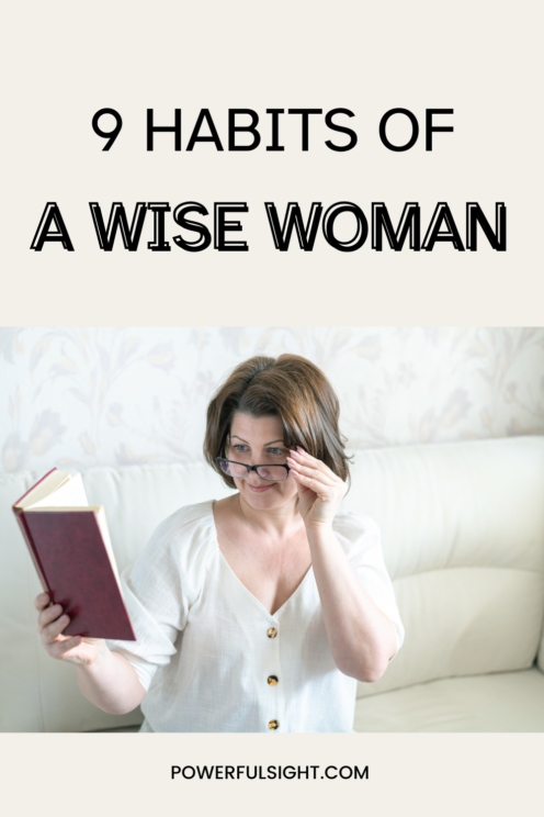 9 Habits of a Wise Woman