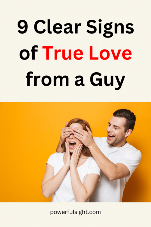 Clear Signs of True Love from a Guy