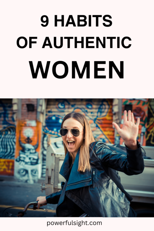 Habits of authentic woman