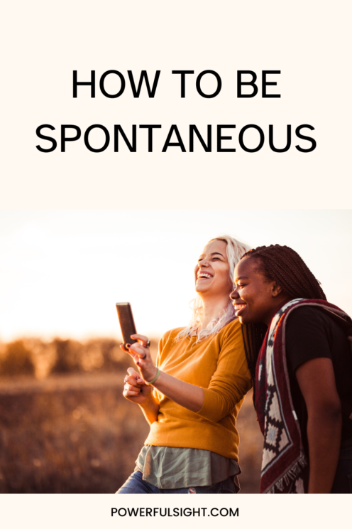 How to be spontaneous