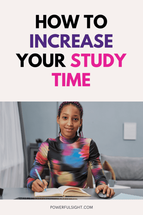 How to increase study time