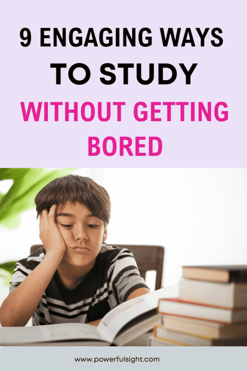 How to study without getting bored