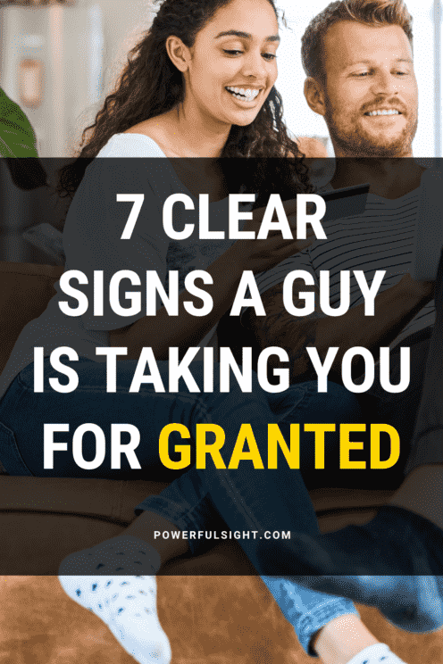 Signs he is taking advantage of you