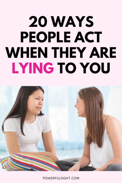 20 Signs Someone Is Lying