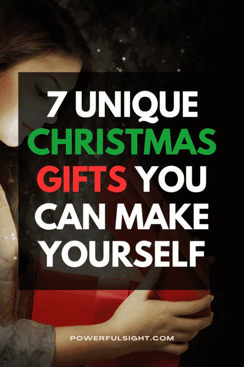 Unique Christmas Gifts You Can Make Yourself