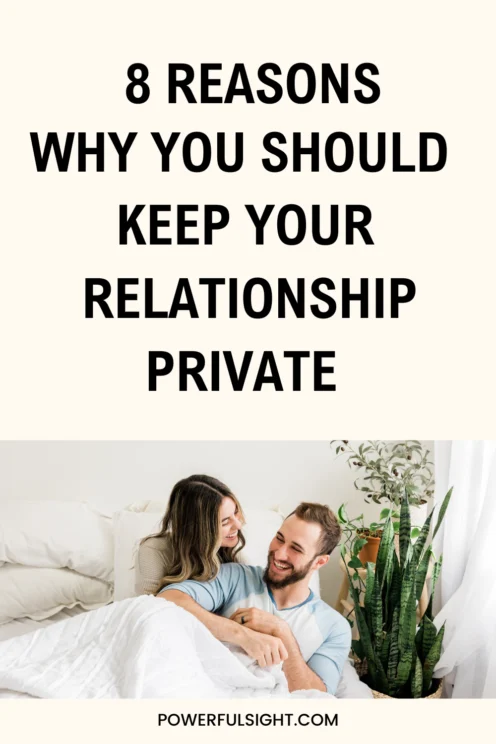 Why you should keep your relationship private