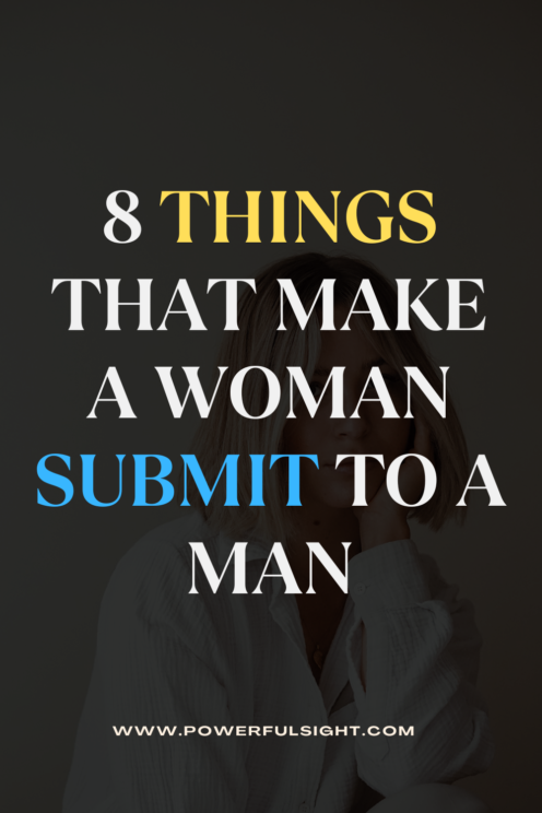 What makes a woman submit to a man?