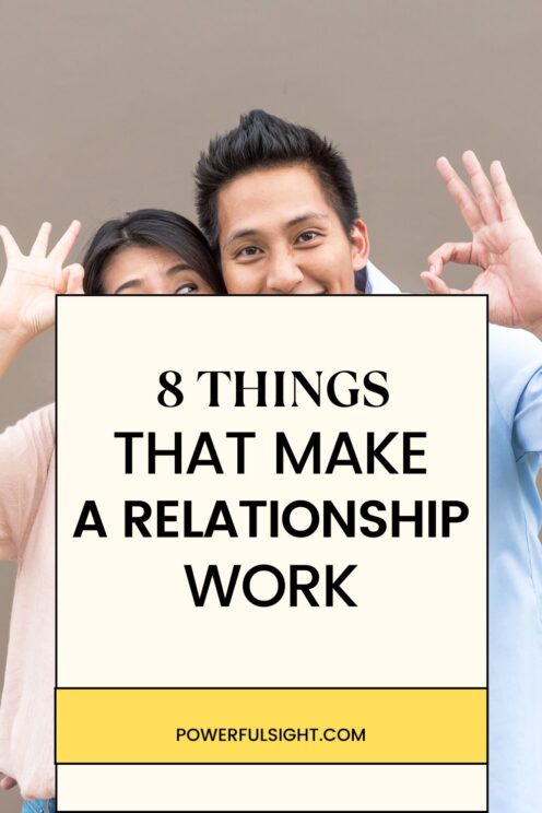 8 Things That Make a Relationship Work