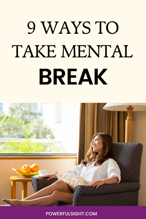 How to take a mental break