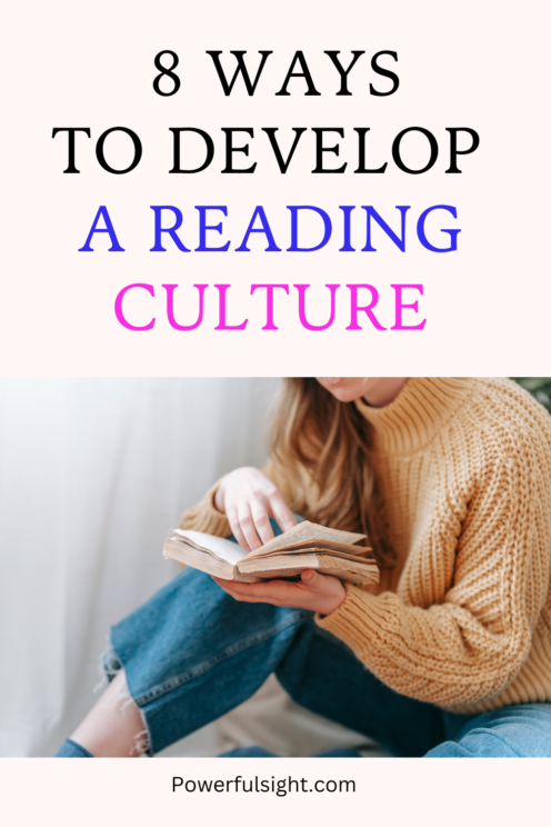 8 Ways to Develop a Reading Culture