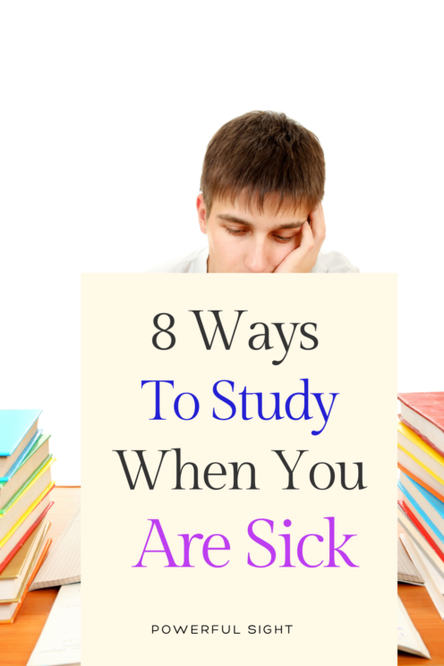 How to Study When You Are Sick