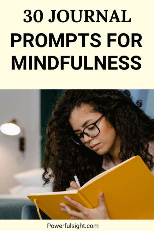 Mindfulness journal prompts 